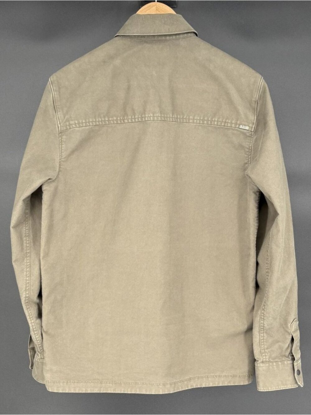 5.11 Tactical Mens Cargo Pocket Utility Jacket With Snap Closures  S Green Field - Picture 2 of 11